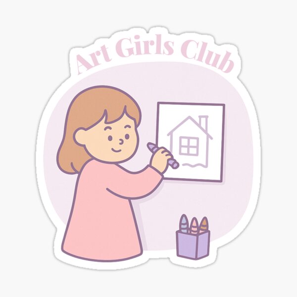 Item preview, Art Girl's Club designed and sold by BenshabatBooks.