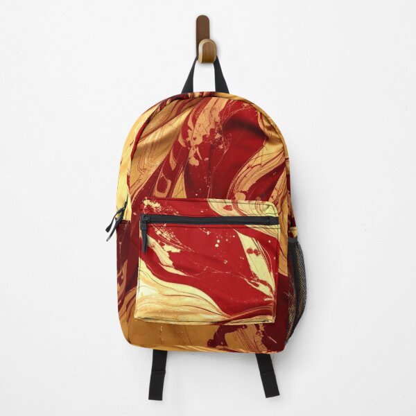Item preview, Marbled Red and Gold Fabric in Elegant Motion designed and sold by semenol.