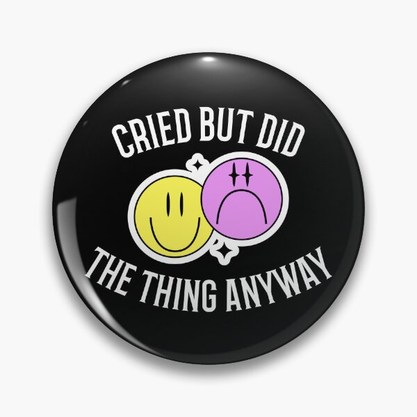 Item preview, Cried But did the thing anyway designed and sold by 87-Aesthetics.