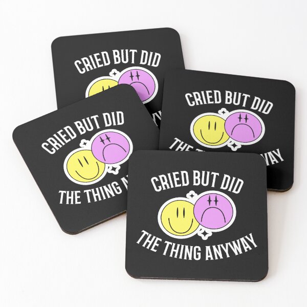 Item preview, Cried But did the thing anyway designed and sold by 87-Aesthetics.