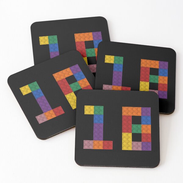 Item preview, 18 numbering made of bricks designed and sold by Brickification.