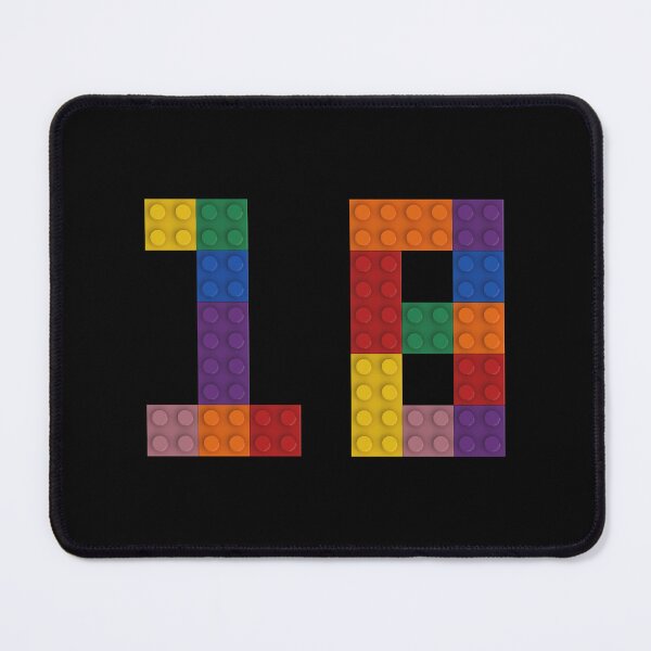 Item preview, 18 numbering made of bricks designed and sold by Brickification.