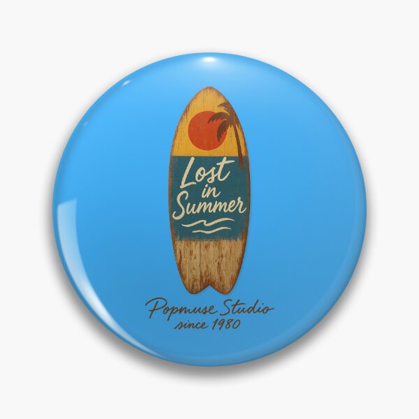 Item preview, Lost in Summer – Retro Surfboard by Popmuse Studio designed and sold by giant_ani.