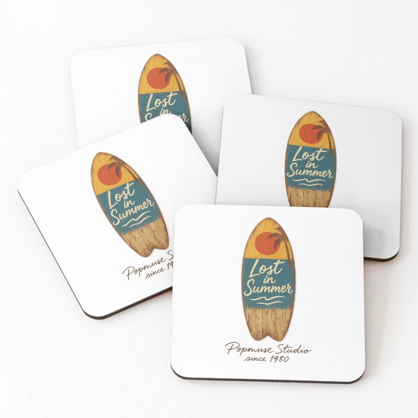 Item preview, Lost in Summer – Retro Surfboard by Popmuse Studio designed and sold by giant_ani.