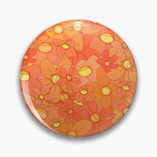 Item preview, Posy, persimmon designed and sold by atalablues.