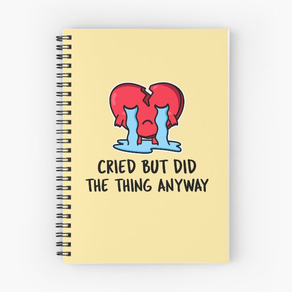 Item preview, Cried but did the thing anyway designed and sold by 87-Aesthetics.