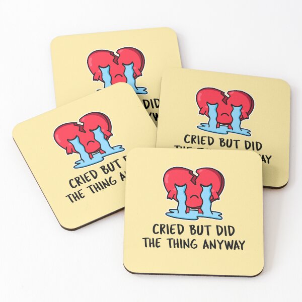 Item preview, Cried but did the thing anyway designed and sold by 87-Aesthetics.