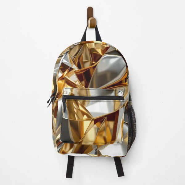 Item preview, Modern Geometry: Reflective Gold and Silver Interplay designed and sold by semenol.