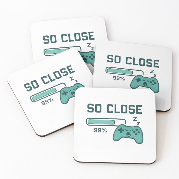 Item preview, So Close – Sleepy Gamer Struggle designed and sold by Taans-Creation.