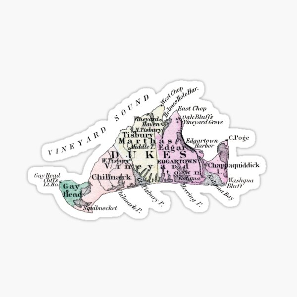 Item preview, 1875 Map of Martha's Vineyard designed and sold by historicimage.