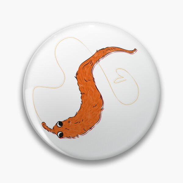 Item preview, WORM ON A STRING (ORANGE) designed and sold by Xx.BadNewsBear.xX.