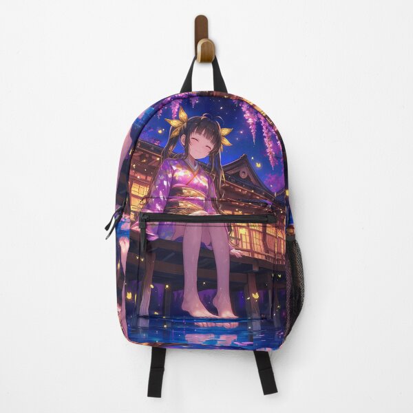 Item preview, Akeno Himejima High School DxD Anime Girl Yukata Wisteria Light designed and sold by earlobejerk.