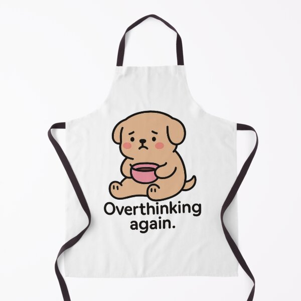 Item preview, Worried Dog – Overthinking Again Cute Sticker designed and sold by champkppwc.