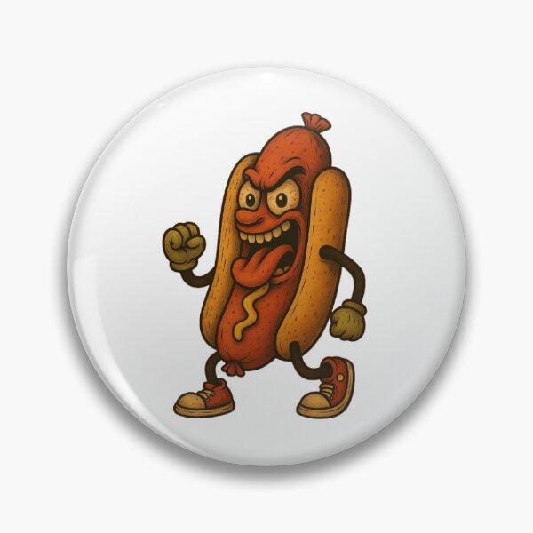 Item preview, Cartoon Hot Dog designed and sold by FLATVAC STICKER.