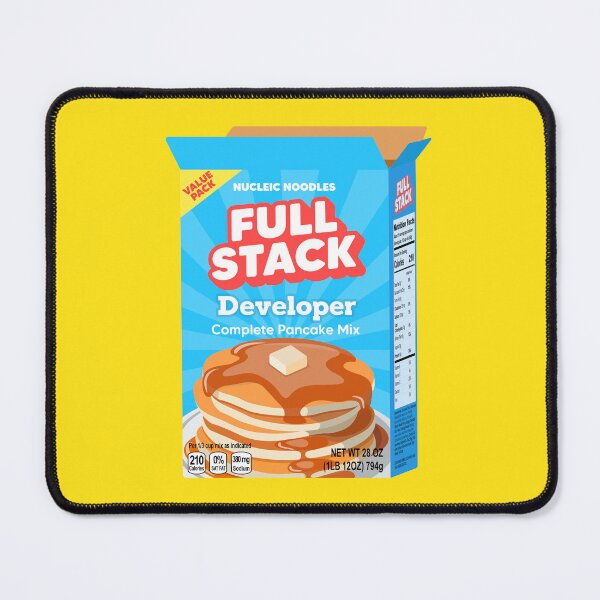 Item preview, Full-stack Developer Pancake Mix designed and sold by Nucleic Noodles.