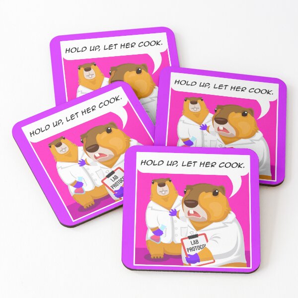 Item preview, Hold up, let her cook designed and sold by Nucleic Noodles.