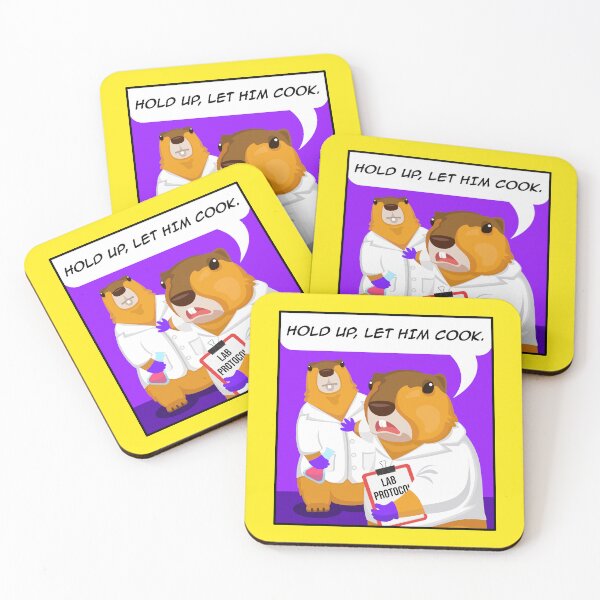 Item preview, Hold up, let him cook designed and sold by Nucleic Noodles.