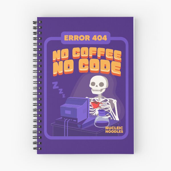 Item preview, No Coffee, No Code designed and sold by Nucleic Noodles.