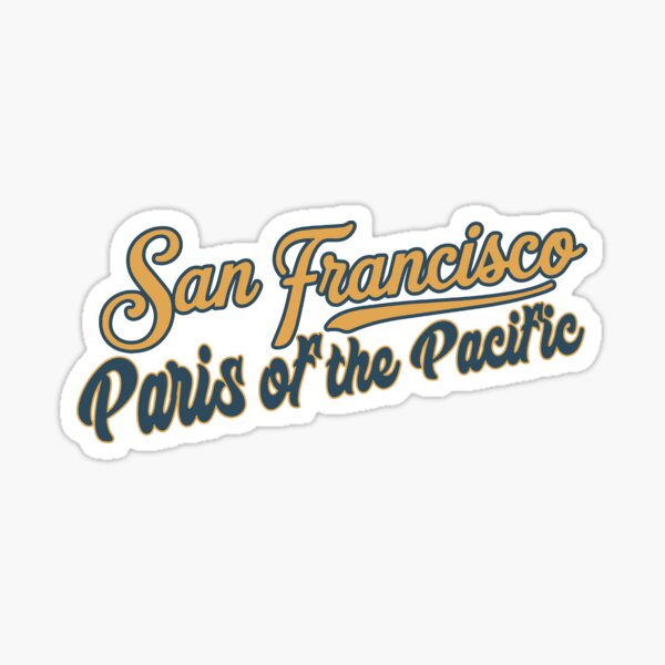 Item preview, San Francisco; USA; California; designed and sold by StickerApe.