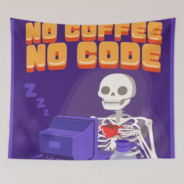 Item preview, No Coffee, No Code designed and sold by Nucleic Noodles.