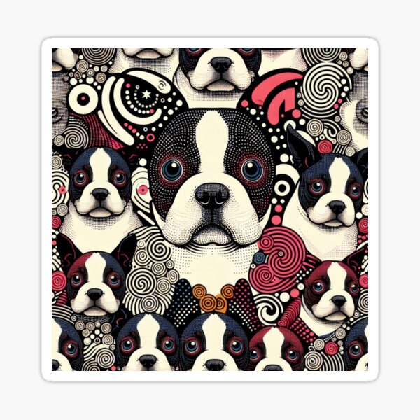 Item preview, Endless Artistic Boston Terrier Blend designed and sold by Wags & Tails.
