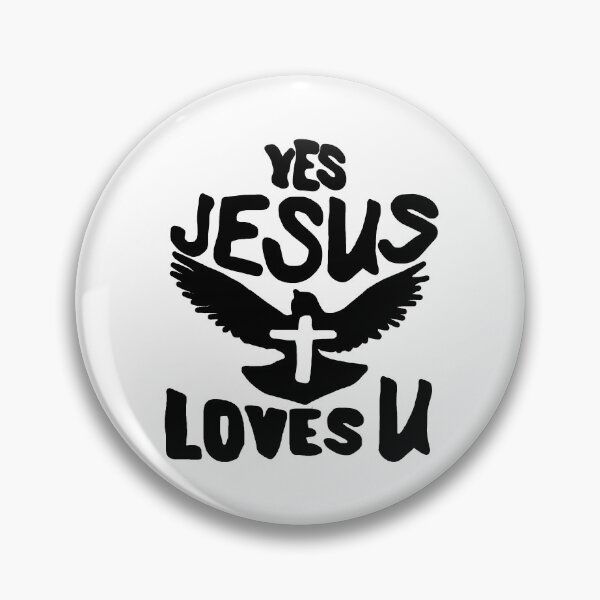 Item preview, Jesus Loves You; designed and sold by StickerApe.
