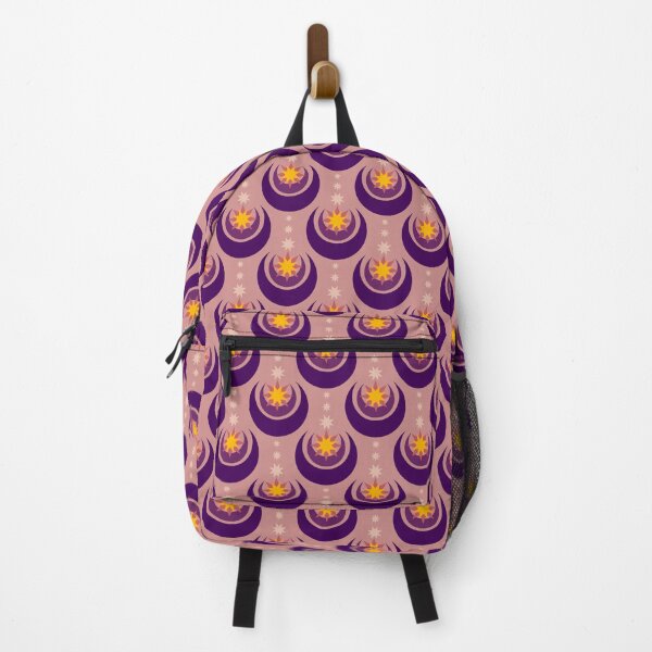 Item preview, Purple Art Deco moon and stars pattern designed and sold by Home Cyn Home.