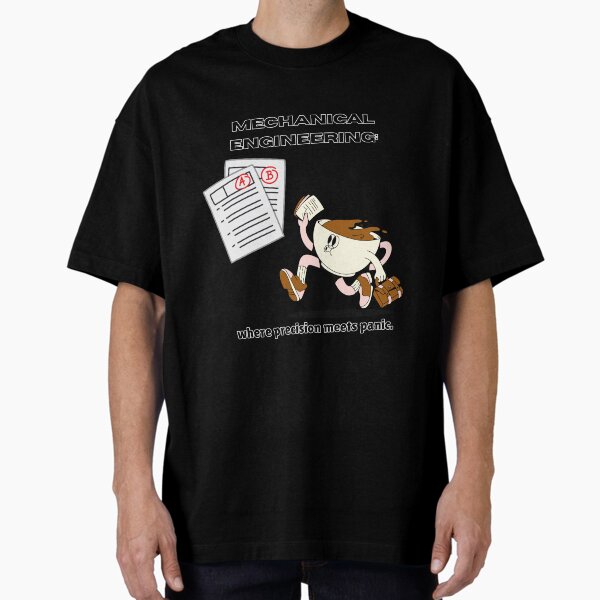 Item preview, Where Precision Meets Panic – Mechanical Engineering T-Shirt designed and sold by troplugal.