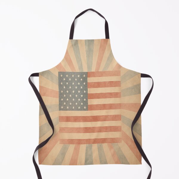Item preview, Worn‑Leather Flag Sunburst designed and sold by TONSNAP.