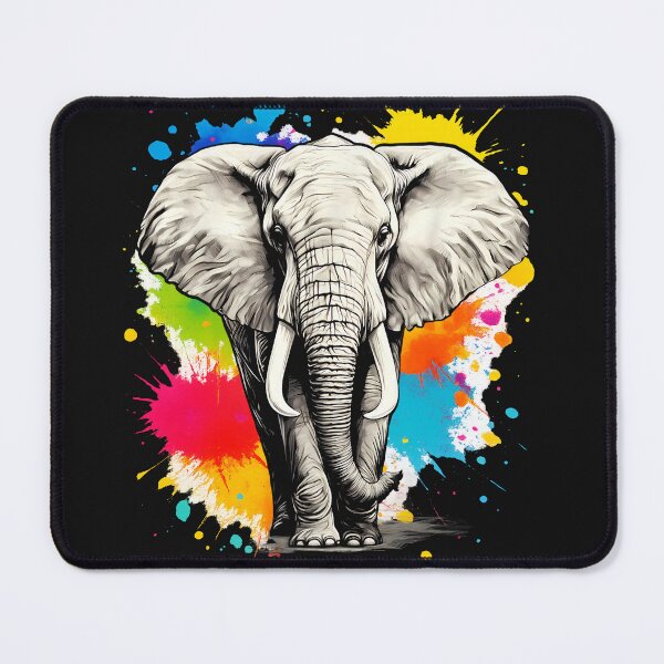 Item preview, Elephant Drawing Artwork Safari Animal Print Wildlife Motif designed and sold by MOHAMED FRASER.