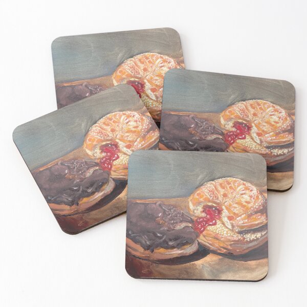 Item preview, Jelly Donut Stack: Sweet Art Print designed and sold by oilsymphony.