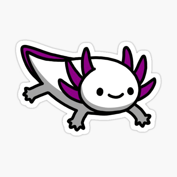 Item preview, Ace Axolotl designed and sold by littlemandyart.