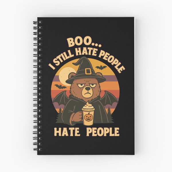 Item preview, Halloween Bear Hate People Funny Introvert Design designed and sold by Dazeville Studio1541 .