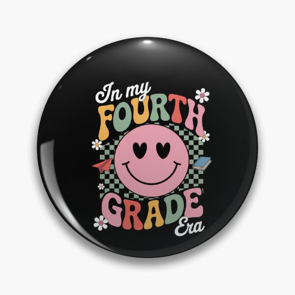Item preview, 4th Grade  Back To School Smile Face Teacher designed and sold by DeadlockCrew.