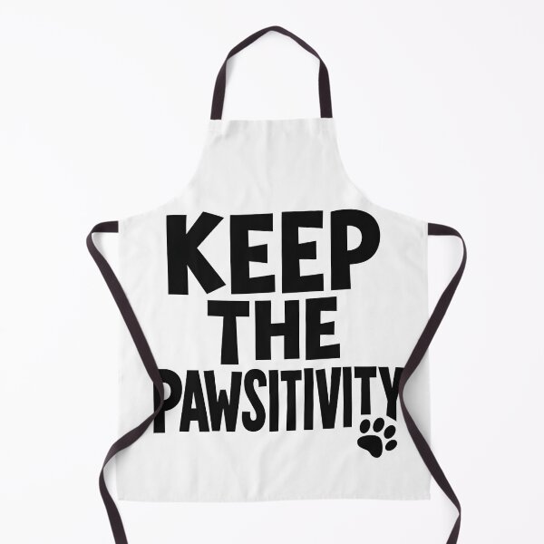Item preview, Keep the Pawsitivity – Funny Cat Dog Pun Typography Design designed and sold by PetSoulPrints.