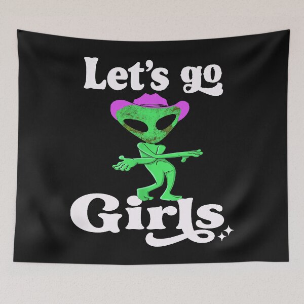 Item preview, Aliens Funny Dance Lets Go Girls Women Graphic designed and sold by MOHAMED FRASER.