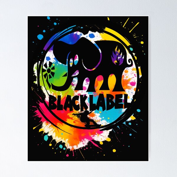Item preview, Circle Black Labels Elephant Skateboard Colorfuls For Him Girls designed and sold by MOHAMED FRASER.