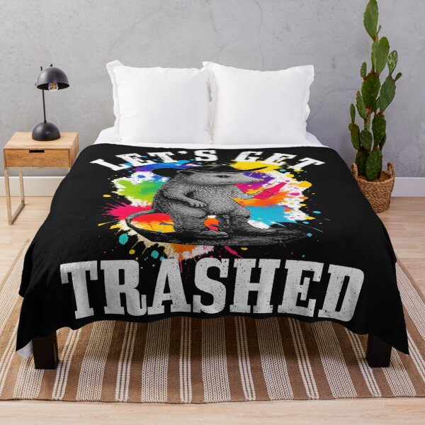 Item preview, Let's Get Trashed Vintage Retro Oppo Funny Graphic designed and sold by MOHAMED FRASER.