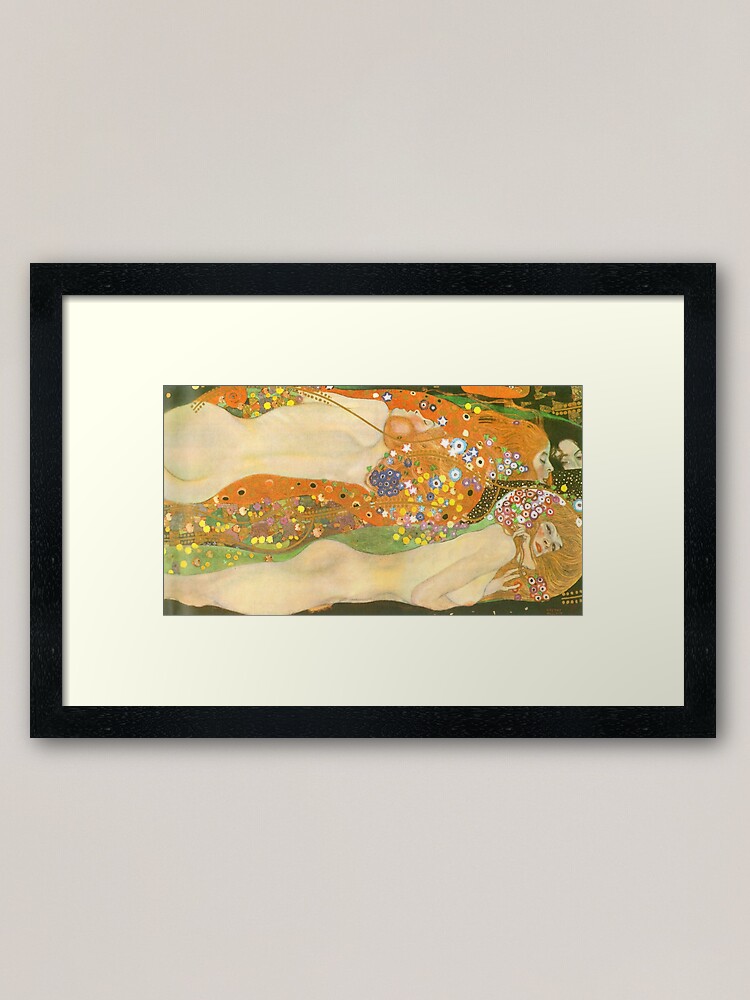 Water Serpents Snakes by Gustav KlimtPoster or Wall Sticker DecalWall art