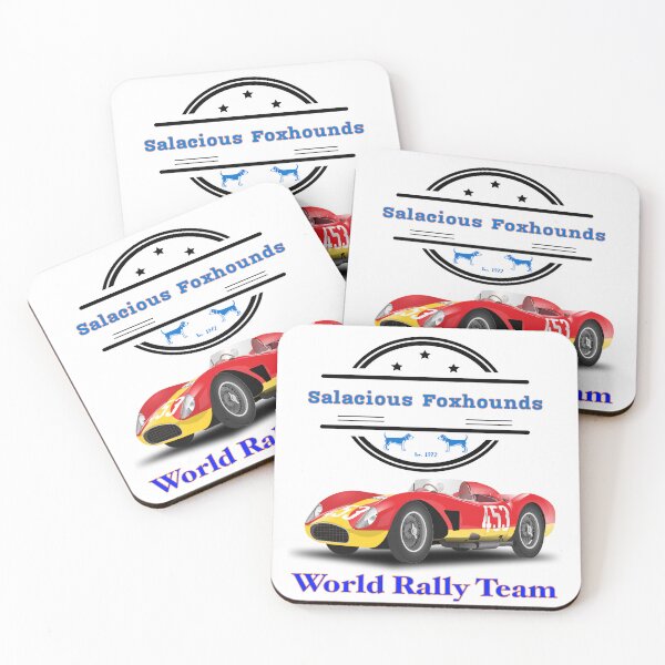 Item preview, The Salacious Foxhounds World Rally Team designed and sold by JenGo Creative.