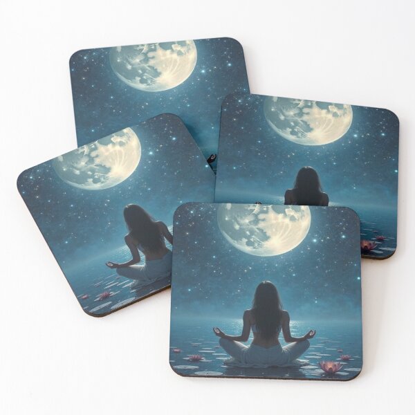 Item preview, Midnight Lotus Meditation designed and sold by TONSNAP.