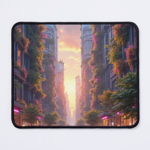 Item preview, Solar‑Punk Green Metropolis designed and sold by TONSNAP.