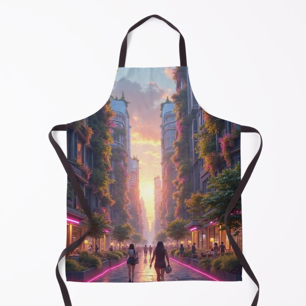 Item preview, Solar‑Punk Green Metropolis designed and sold by TONSNAP.
