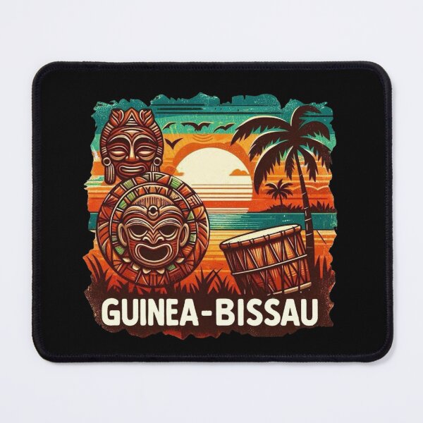Item preview, Guinea-Bissau Culture - African Masks & Drum Heritage designed and sold by Myra365Art.