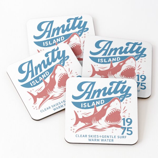 Item preview, Jaws Amity Island 1975, Movie Inspired, Film Buffs, Retro Summer, Vintage Beach  designed and sold by toongstudio.