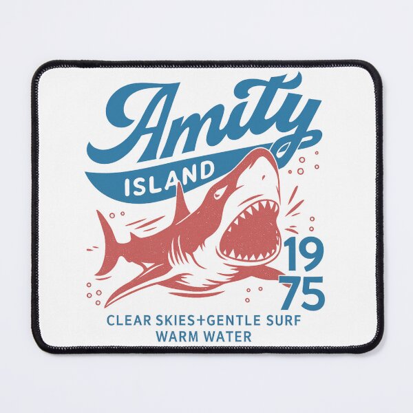 Item preview, Jaws Amity Island 1975, Movie Inspired, Film Buffs, Retro Summer, Vintage Beach designed and sold by toongstudio.