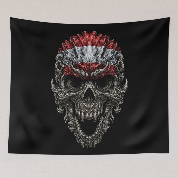 Artikelvorschau, Austria Skull Roar – Gothic Patriot Design entworfen und verkauft von wolfgangrainer.