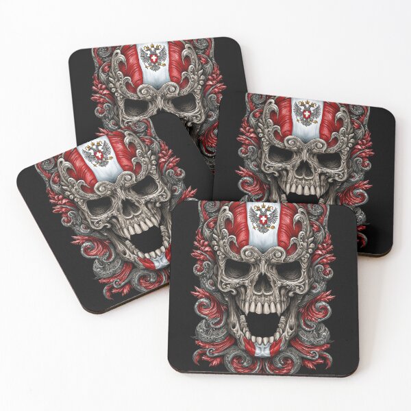 Artikelvorschau, Austria Skull Roar – Gothic Patriot Design entworfen und verkauft von wolfgangrainer.