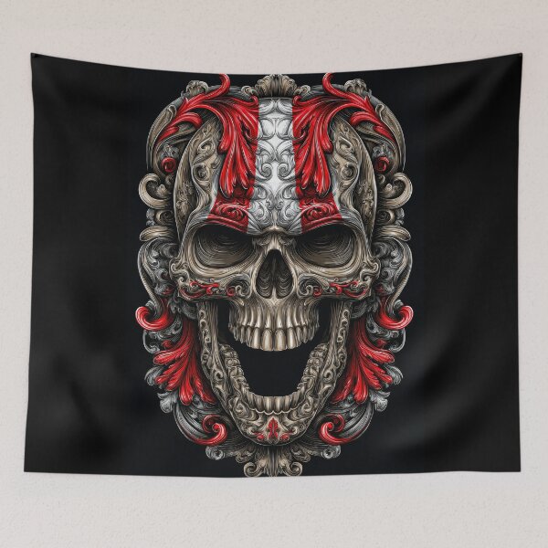 Artikelvorschau, Austria Skull Roar – Gothic Patriot Design entworfen und verkauft von wolfgangrainer.