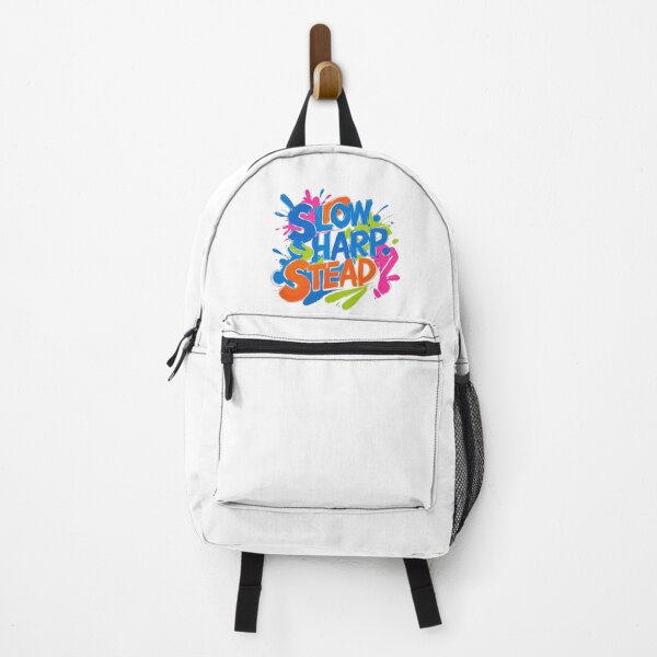 Item preview, Slow. Sharp. Steady. – Colorful Abstract Typography Design designed and sold by Irene Catchmind.